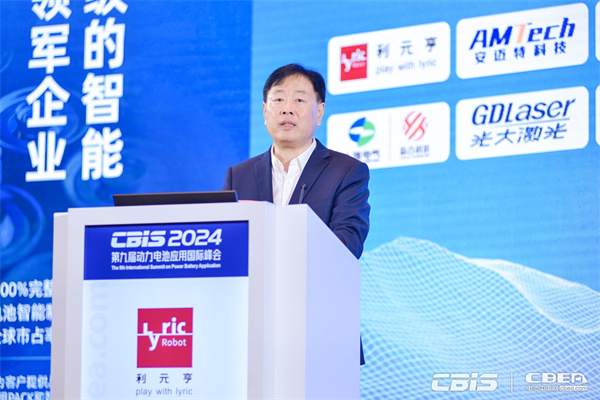 中國化學與物理電源行業(yè)協(xié)會秘書長王澤深致辭