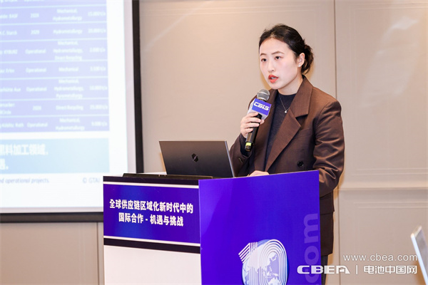 徐昕云發(fā)表主題演講：德國電池市場投資機遇——從生產(chǎn)制造到循環(huán)回收